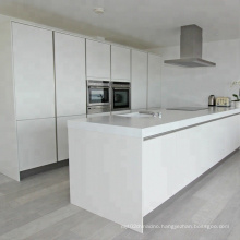tempered glass finish high gloss kitchen cabinets / flat pack kitchen cabinet design for modular kitchen